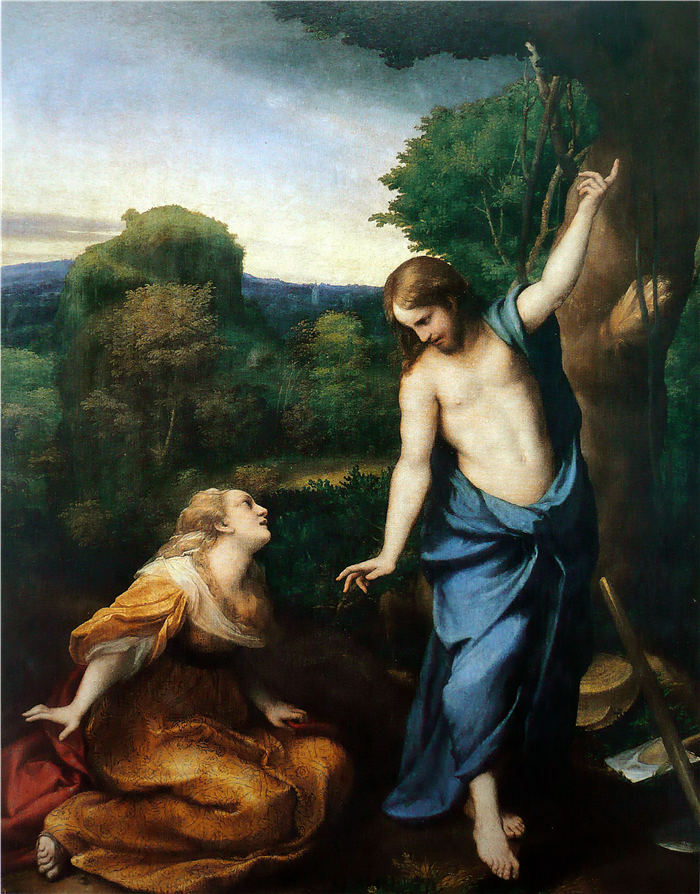 科雷焦（Correggio，意大利画家）高清作品 (10)《诺利·我·坦格雷》