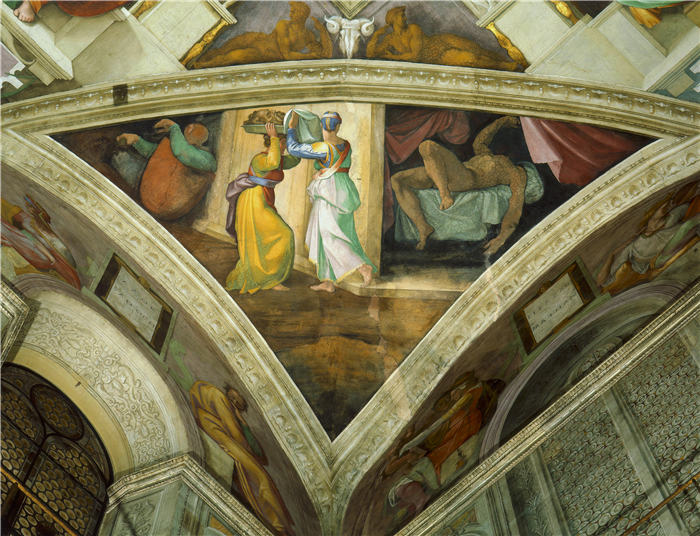 米开朗基罗（Michelangelo）作品- (33)《朱迪斯和赫勒福尔纳斯》