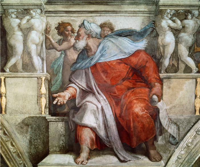 米开朗基罗（Michelangelo）作品- (71)《先知以西结》