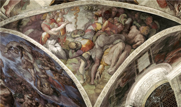 米开朗基罗（Michelangelo）作品- (45)《 铜蛇》