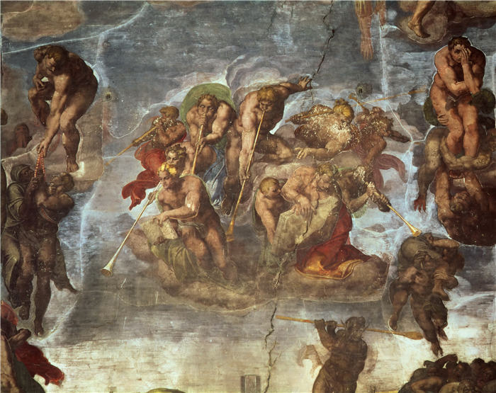 米开朗基罗（Michelangelo）作品- (20)《最后的审判细节》
