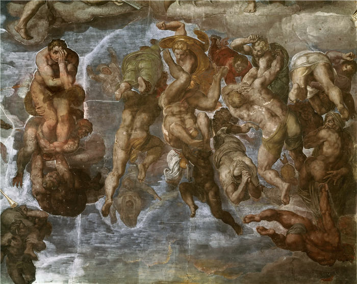 米开朗基罗（Michelangelo）作品- (7)《最后的审判细节》