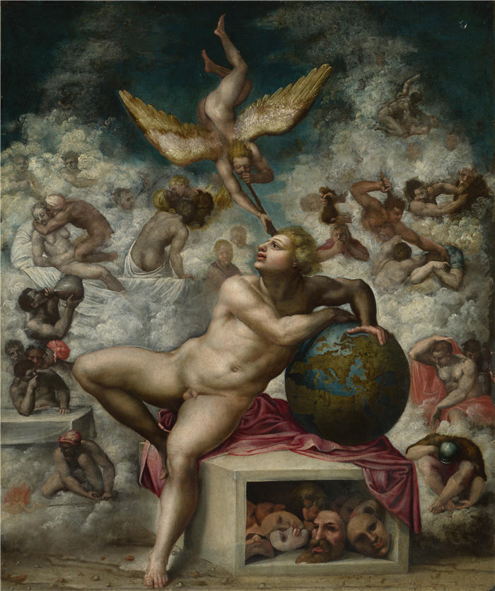 米开朗基罗（Michelangelo）作品- (23)《人生的梦想》