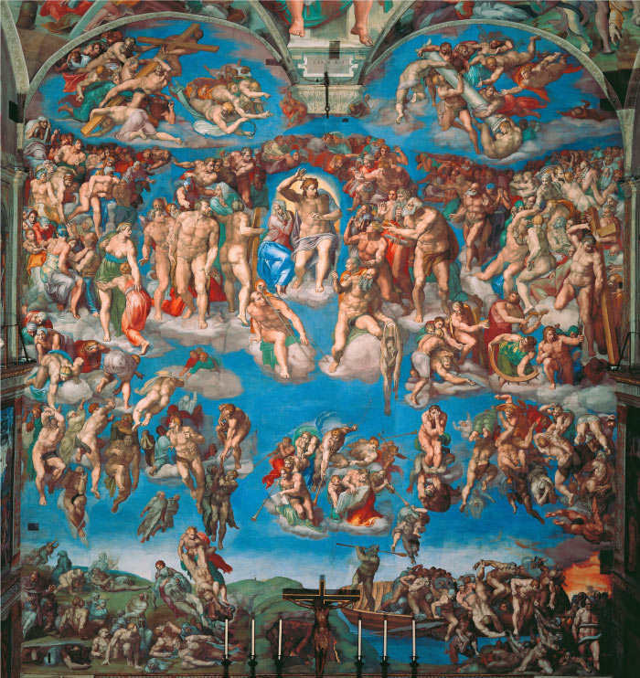 米开朗基罗（Michelangelo）超清作品- (38)《最后的审判》