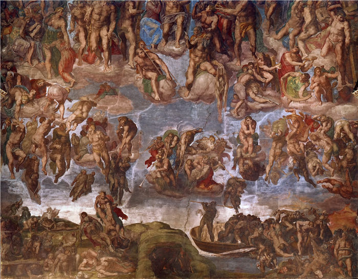 米开朗基罗（Michelangelo）作品- (26)《最后的审判细节》