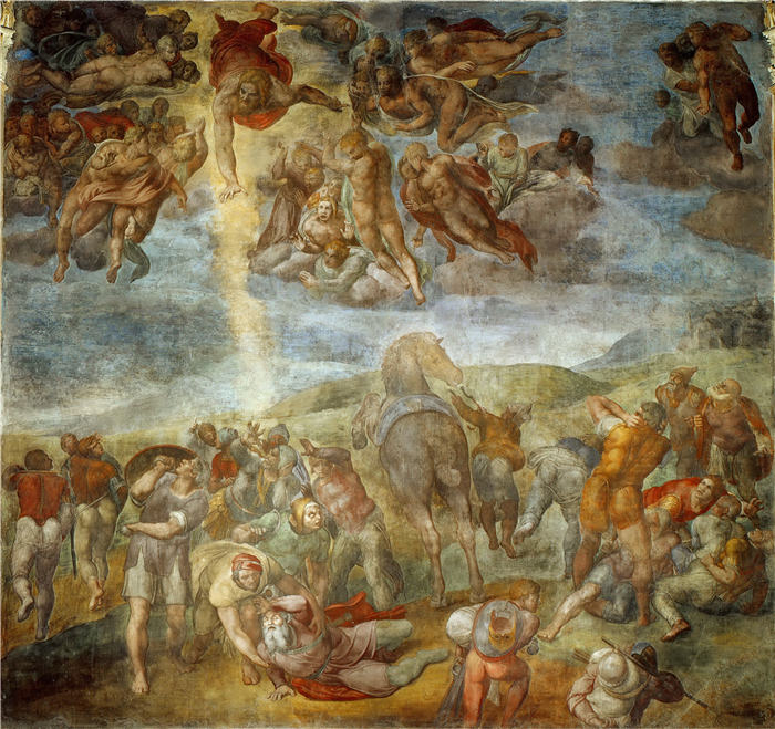 米开朗基罗（Michelangelo）作品- (59)《扫罗的转变》