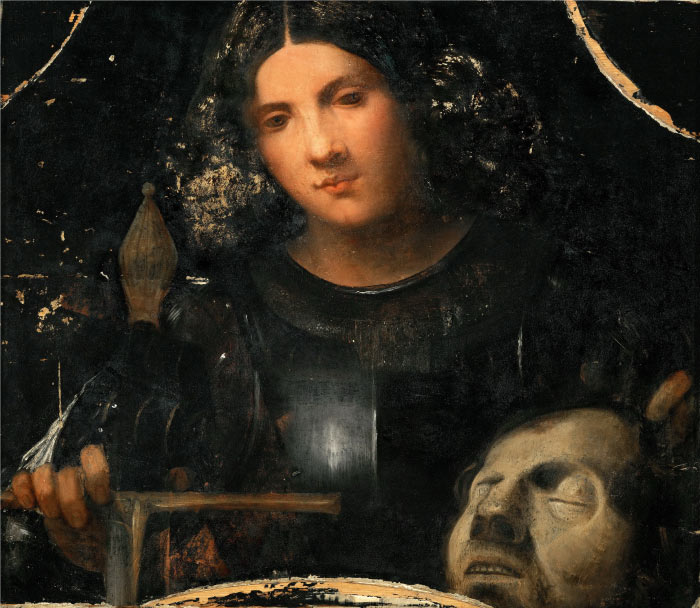 乔尔乔内(Giorgione)超清清作品-手提哥利亚头颅的大卫