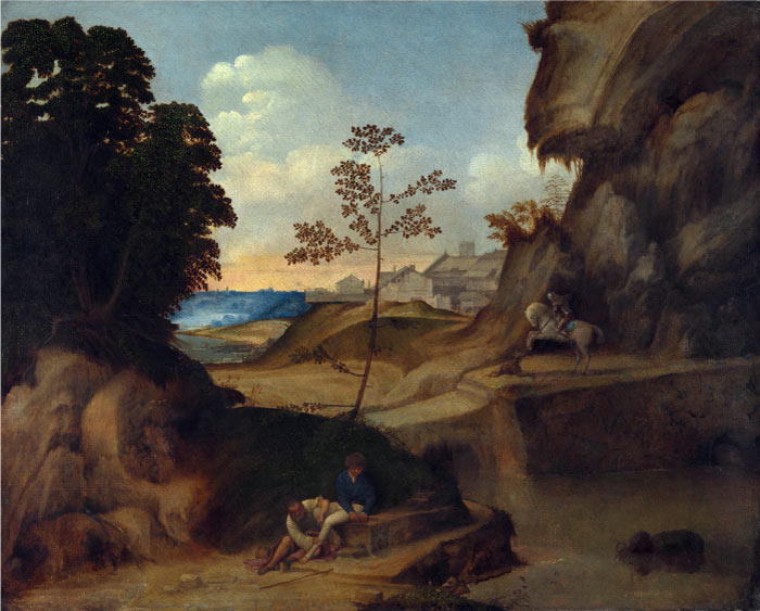 乔尔乔内(Giorgione)高清作品-日落