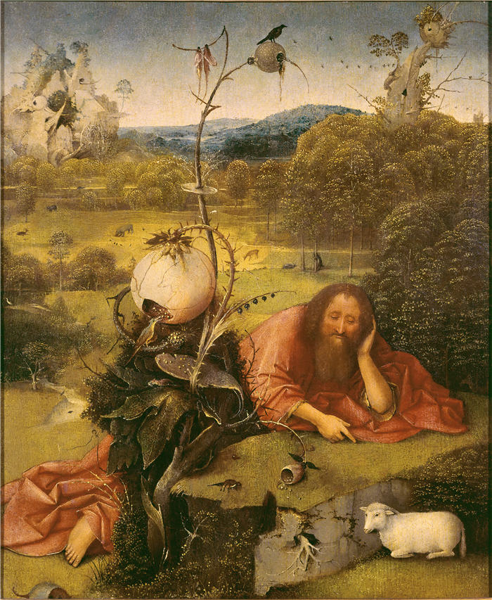 耶罗尼米斯·博斯（Hieronymus Bosch，荷兰）作品《圣约翰浸礼会冥想》（034）