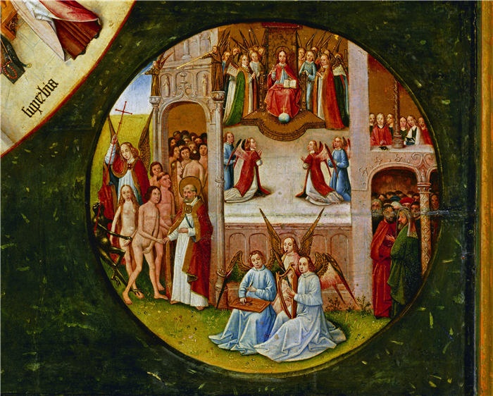 耶罗尼米斯·博斯（Hieronymus Bosch，荷兰）作品《七宗罪和最后的四件事（细节）》（013）