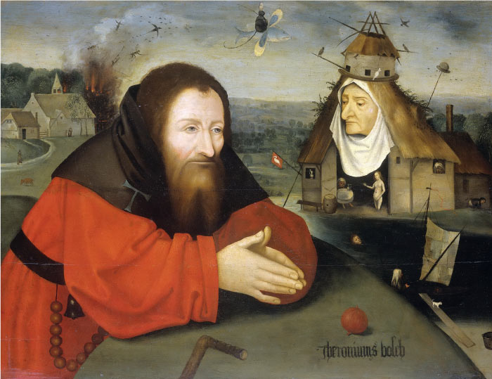 耶罗尼米斯·博斯（Hieronymus Bosch，荷兰）作品《圣安东尼的诱惑》（047）