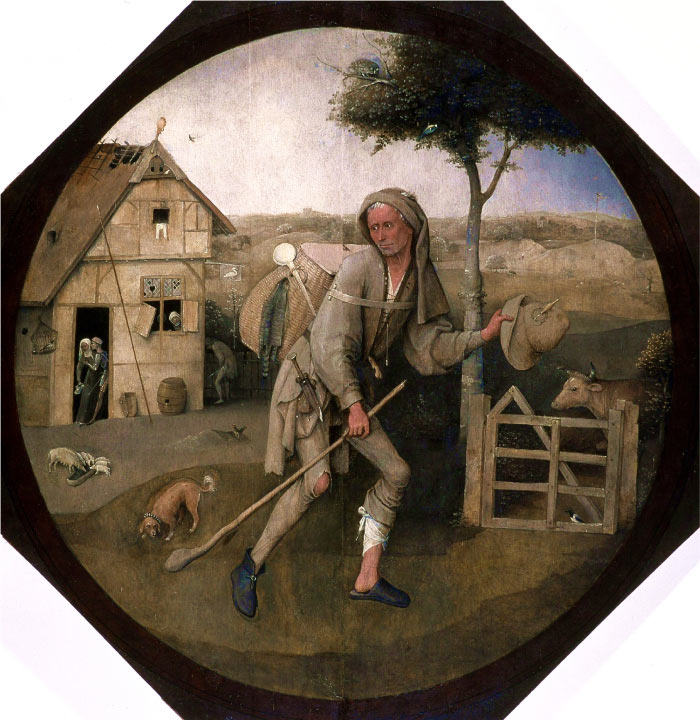 耶罗尼米斯·博斯（Hieronymus Bosch，荷兰）作品《The wayfarer》（038）