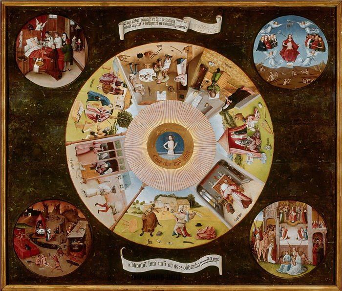 耶罗尼米斯·博斯（Hieronymus Bosch，荷兰）作品《七宗罪》（008）