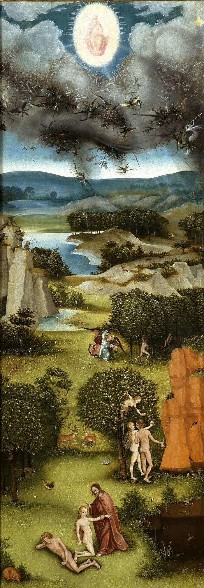 耶罗尼米斯·博斯（Hieronymus Bosch，荷兰）作品《末日审判，三联画(左）》（001）