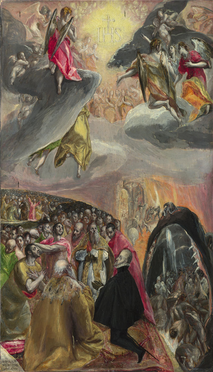 艾尔·葛雷柯（El Greco，埃尔·格列柯）高清作品《菲利普二世的梦》（004）