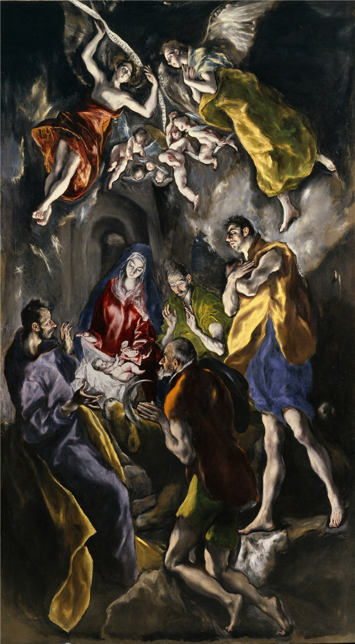 艾尔·葛雷柯（El Greco）高清作品《牧人来拜》（072）