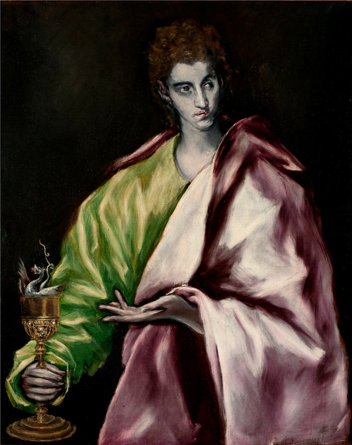 艾尔·葛雷柯(El Greco)高清作品《st. john the evangelist》(073)