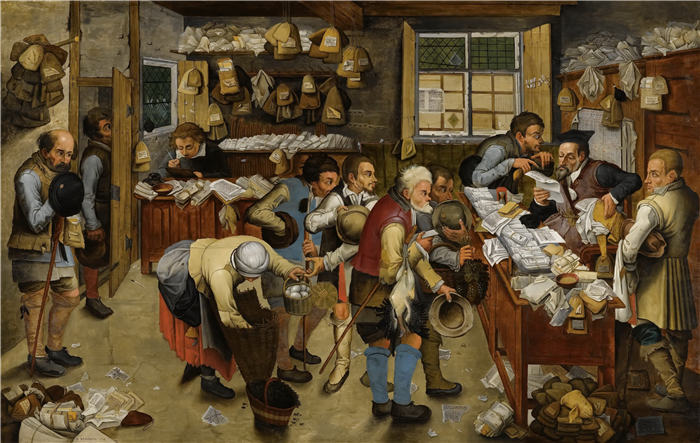 小彼得·勃鲁盖尔(Pieter Brueghel the Younger)超清清作品-《乡村律师》(022)
