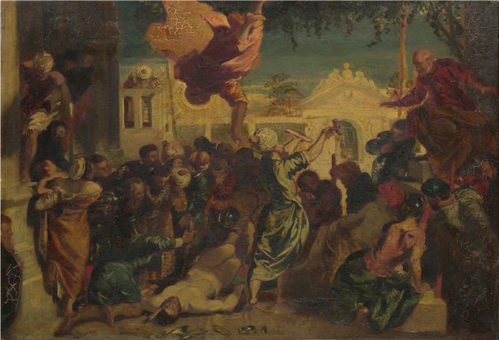 雅各布·丁托列托（Jacopo Tintoretto）高清作品- (6)《圣马可的奇迹》