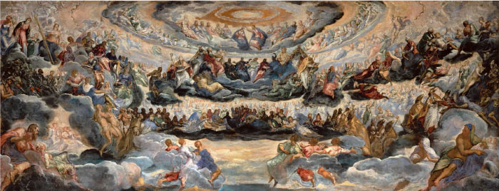 雅各布·丁托列托（Jacopo Tintoretto）高清作品- (18)《天堂》