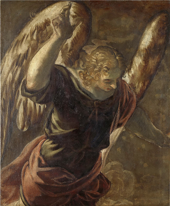 雅各布·丁托列托（Jacopo Tintoretto）高清作品- (20)《天使报喜》