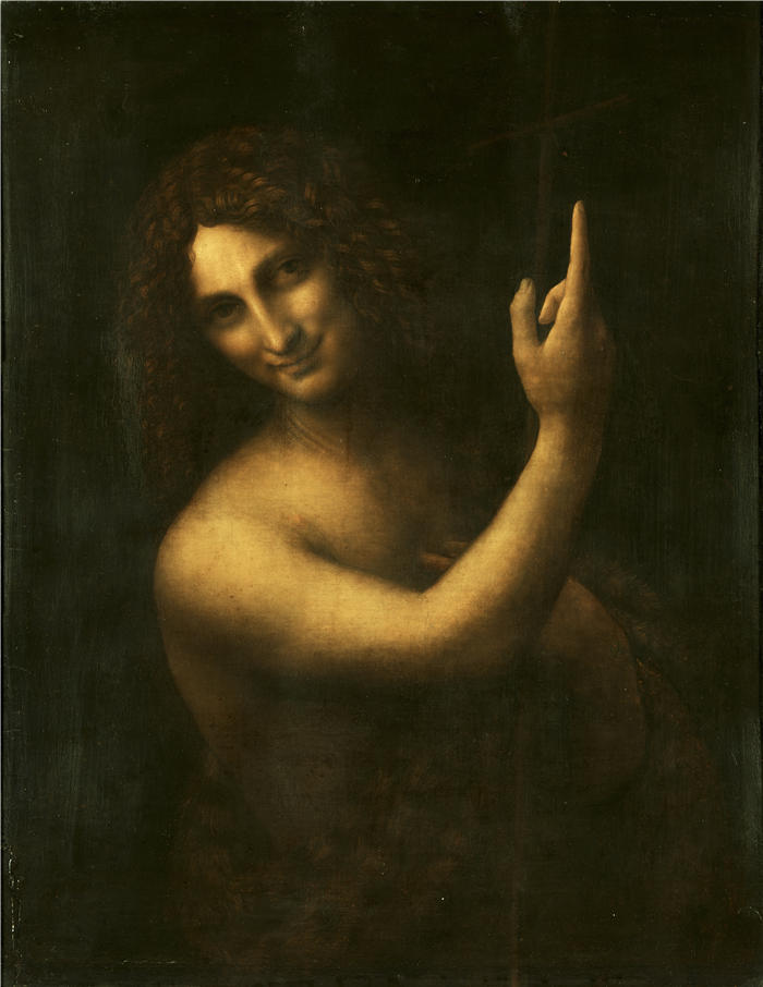 达·芬奇（Leonardo da Vinci）高清作品-102施洗者圣约翰