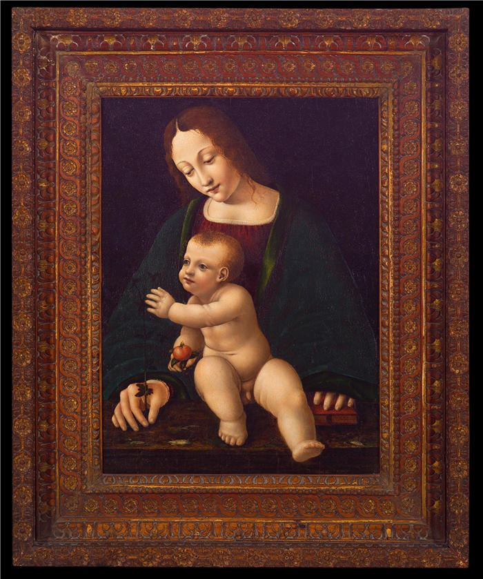 达·芬奇（Leonardo da Vinci）高清作品-64《圣母子》