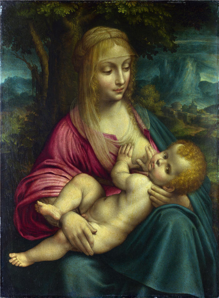 达·芬奇（Leonardo da Vinci）高清作品-69《圣母子》