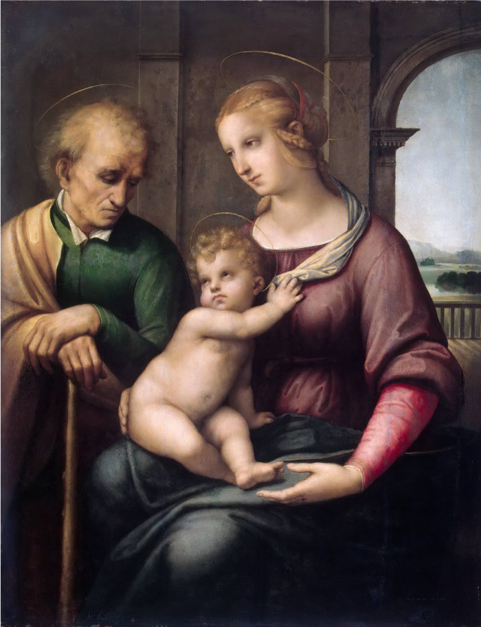 拉斐尔（Raphael，意大利画家）作品_161《神圣家族》