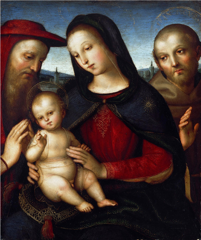 拉斐尔（Raphael，意大利画家）作品_176《圣母画像》