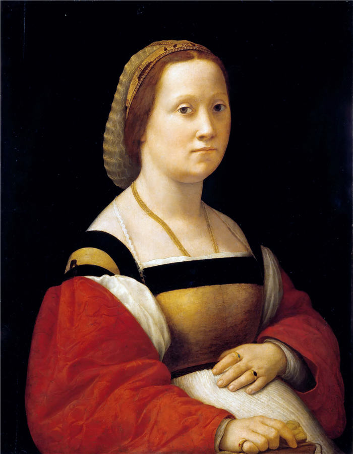 拉斐尔（Raphael，意大利画家）作品_167《孕妇肖像》