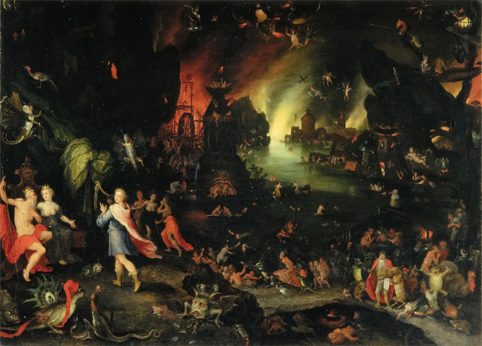 老彼得·勃鲁盖尔(Bruegel Pieter,荷兰)超清作品-《天国与地狱》(072)