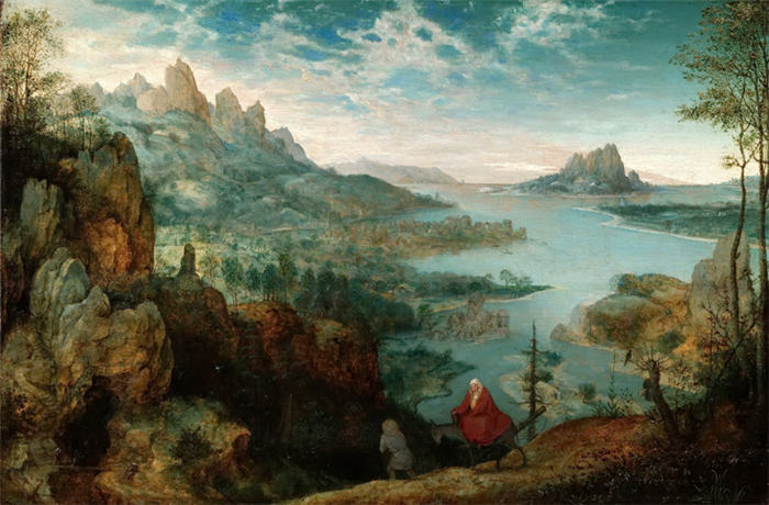 老彼得·勃鲁盖尔（Bruegel Pieter，荷兰）超清作品-《逃往埃及》（078）