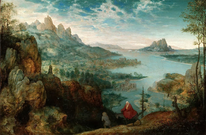 老彼得·勃鲁盖尔(Bruegel Pieter,荷兰)超清作品-《逃往埃及》(078)