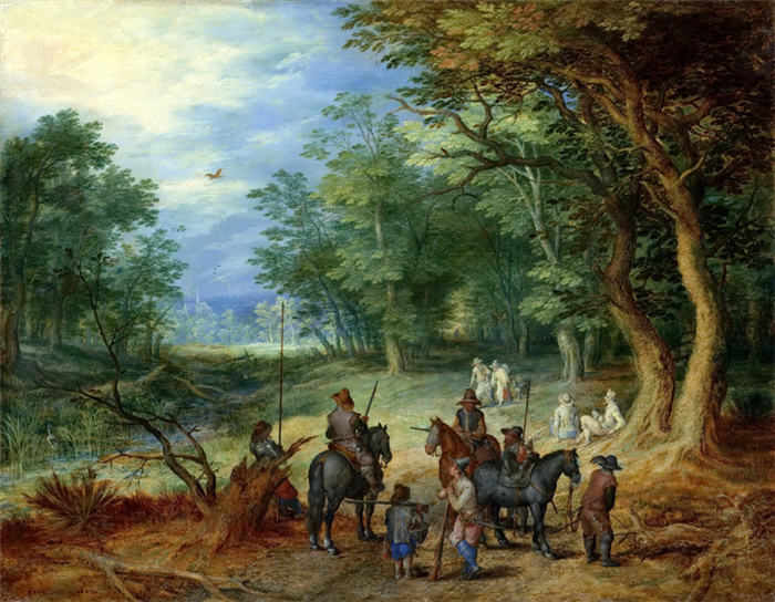 老彼得·勃鲁盖尔（Bruegel Pieter，荷兰）超清作品-《猎人》（111）