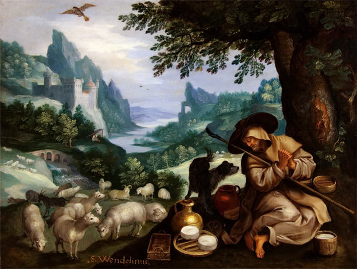 老彼得·勃鲁盖尔（Bruegel Pieter，荷兰）超清作品-《牧羊人》（109）
