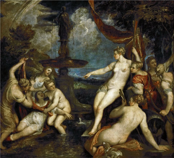 提香（Titian）高清作品 -《Diana and Callisto》（001）