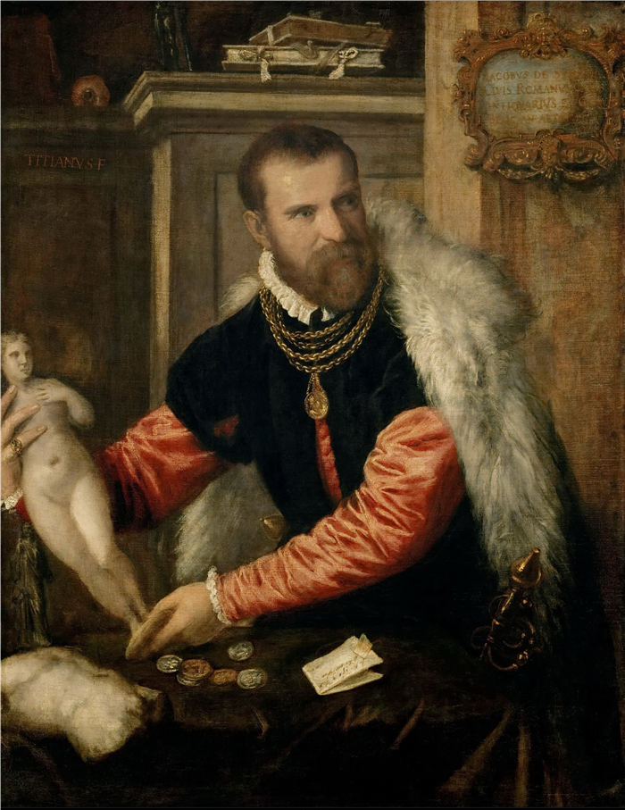 提香（Titian）高清作品 -《雅各布·斯特拉达的肖像》（039）