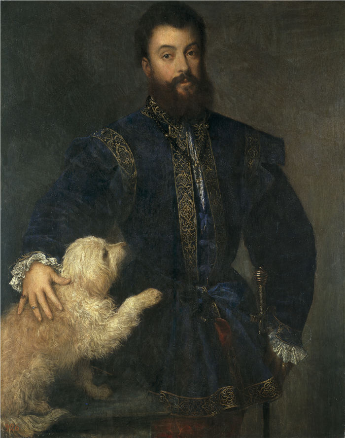 提香（Titian）高清作品 -《费德里科二世冈萨加的肖像》（029）