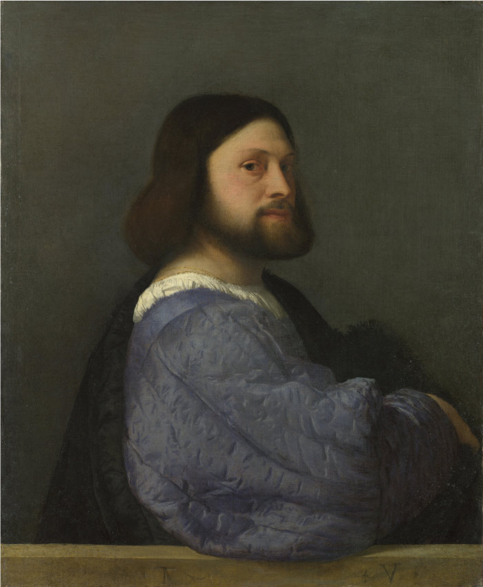 提香（Titian）高清作品 -《一个男人的肖像》（022）
