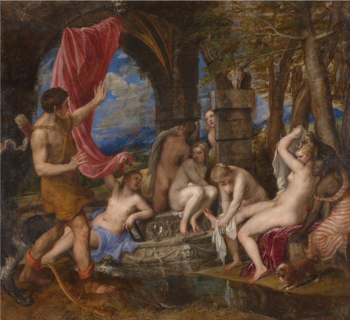 提香（Titian）高清作品--《Diana-and-Actaeon》（013）
