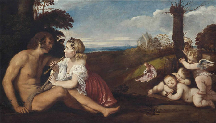 提香（Titian）高清作品 -《人类的三个时代》-1（017）