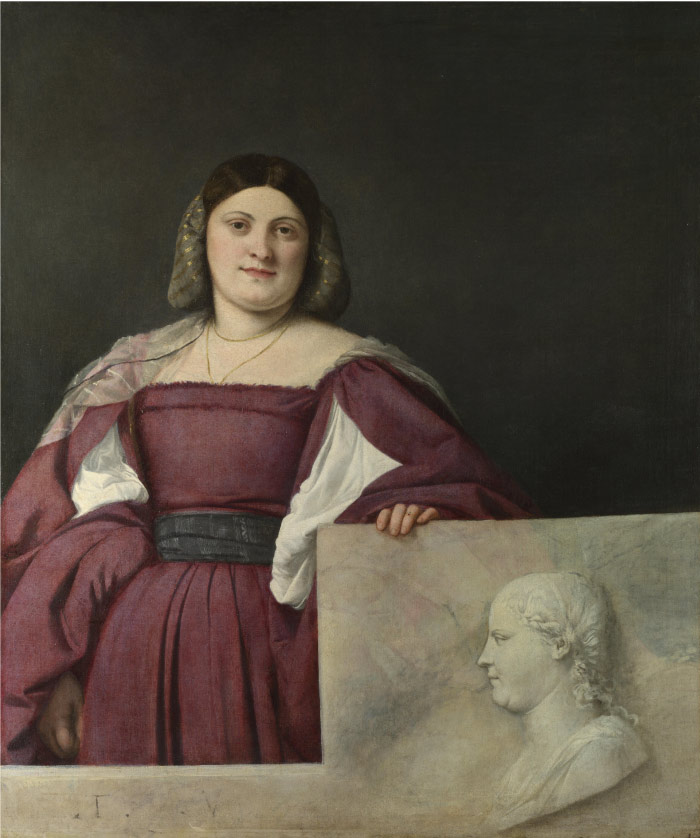 提香（Titian）高清作品 -《Portrait of a Woman》（020）