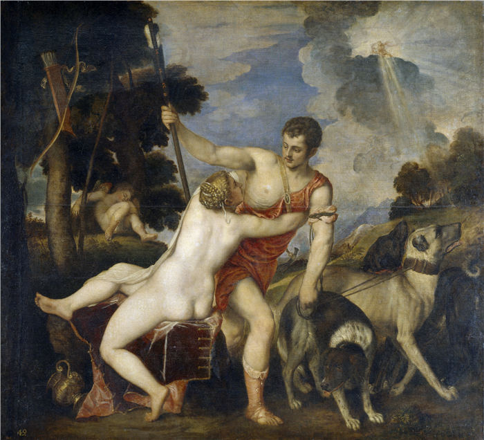 提香（Titian）高清作品 -《Venus and Adonis》（053）