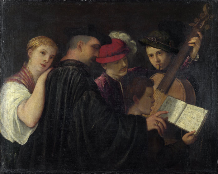 提香（Titian）高清作品--《音乐课》（010）