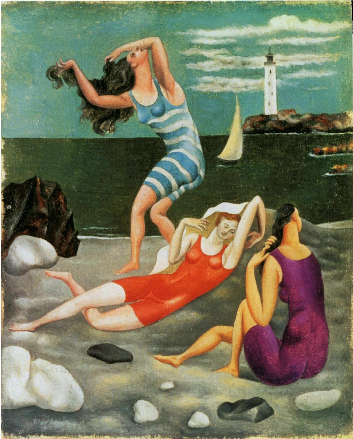 巴勃罗·毕加索（Pablo Picasso）-《泳 客》《沐浴》