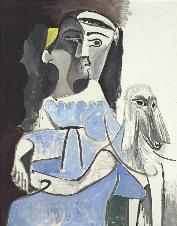 巴勃罗·毕加索（Pablo Picasso）高清作品下载-抽象人物（088）