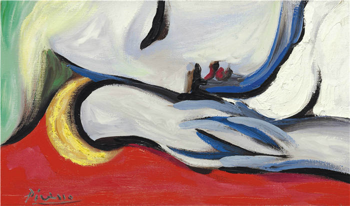 巴勃罗·毕加索（Pablo Picasso）高清作品下载-《休息》（124）