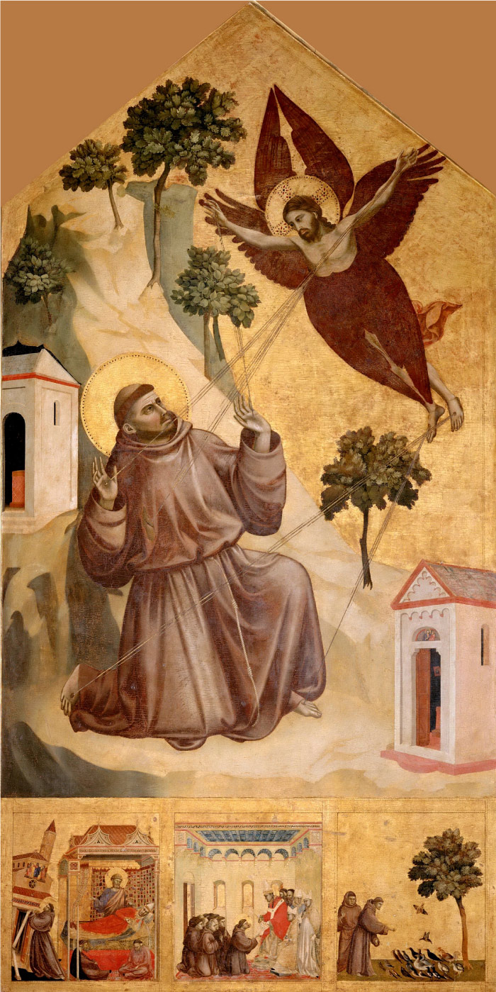 乔托（Giotto）高清作品-圣弗朗西斯的污名化