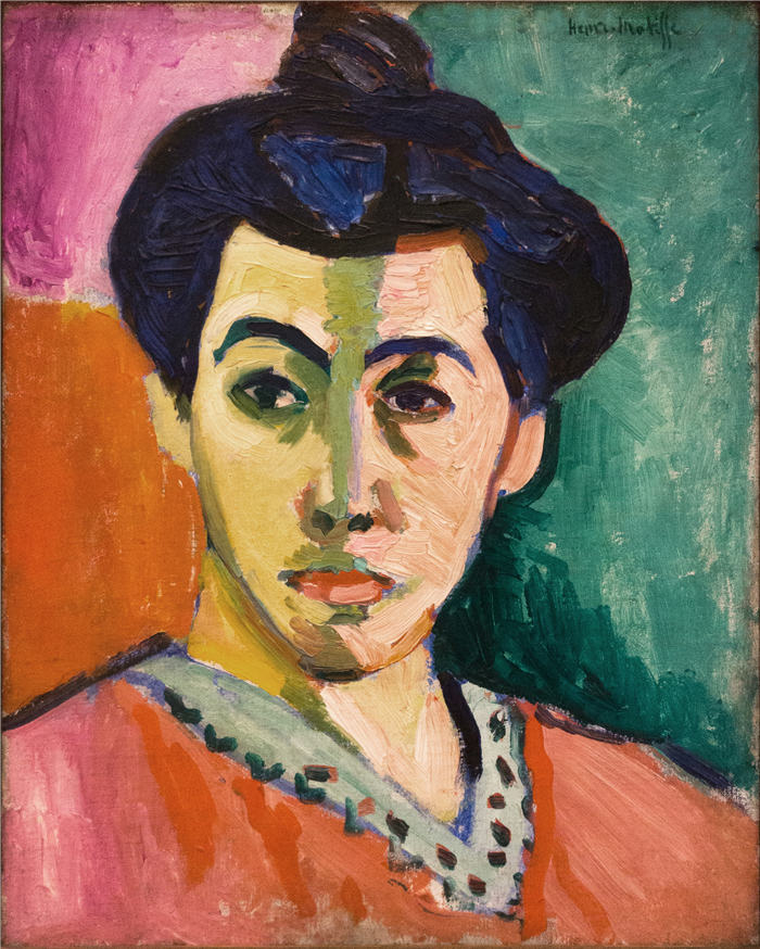 亨利·马蒂斯（Henri Matisse，法国）-绿线